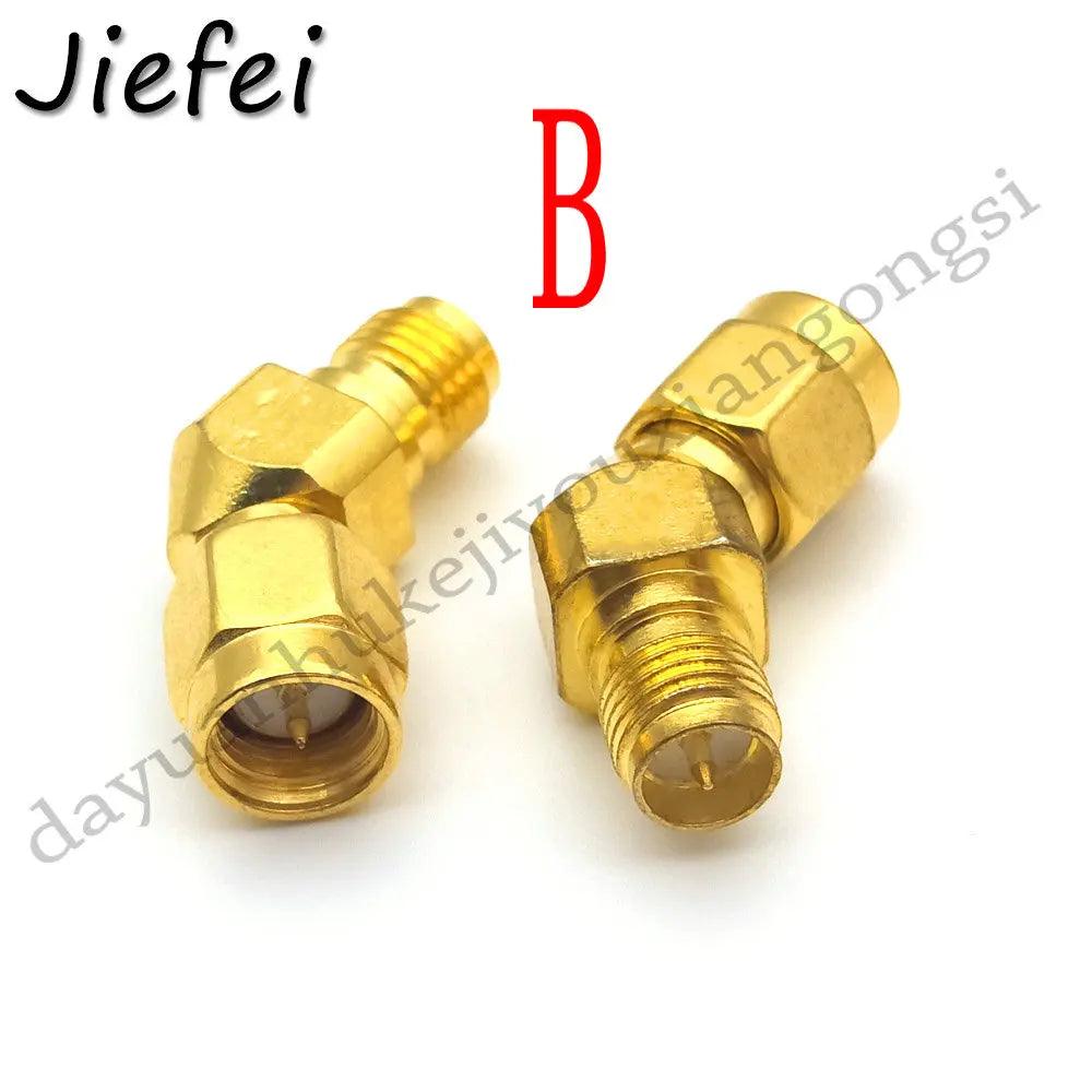 NEW BRASS SMA ADAPTER 45 Degree 4 type RP SMA Male To RP SMA Female 45 135 Degree Adapter Connector