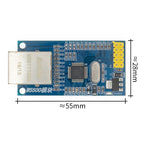 USR-ES1 W5500 Ethernet Network Module Aardware SPI to LAN TCP IP 51 STM32 Microcontroller Program Over W5100