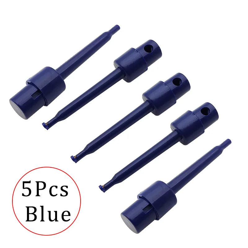 5Pcs 58mm Single Test Hook Clip Alligator Clips Test Probes Clamp For Electronic Testing Multimeter IC Grabber Probe Hooks