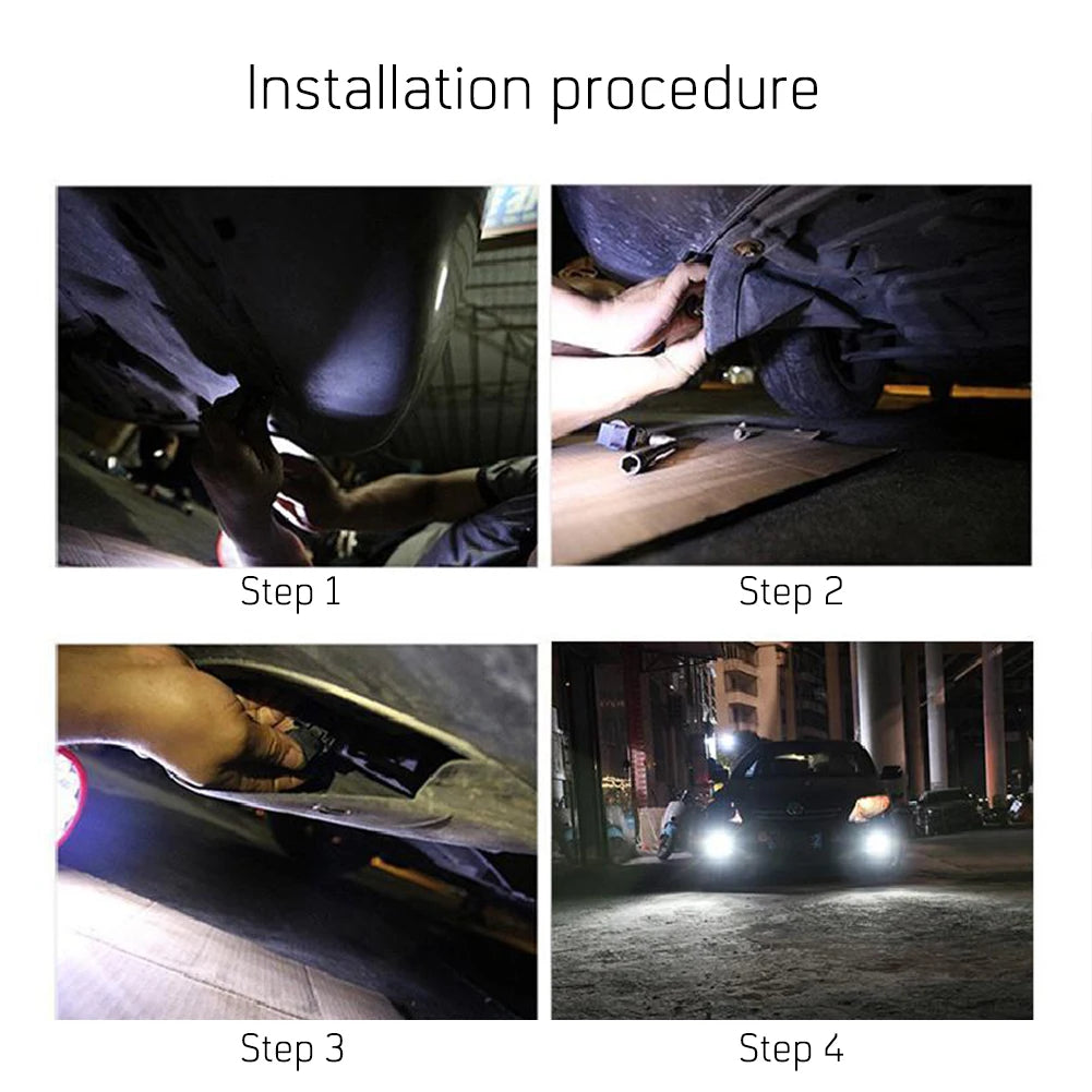 2pcs H3 LED Fog Light Bulb DC 12V 3030 SMD Car Fog Light Super Bright DRL Driving Lamp Built-in 5 Color Optional Headlight Bulb