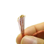 0.1mm Wired Chip Led SMD 0201/0402 3V Led Lamp Models Train Pre-soldered Micro Litz