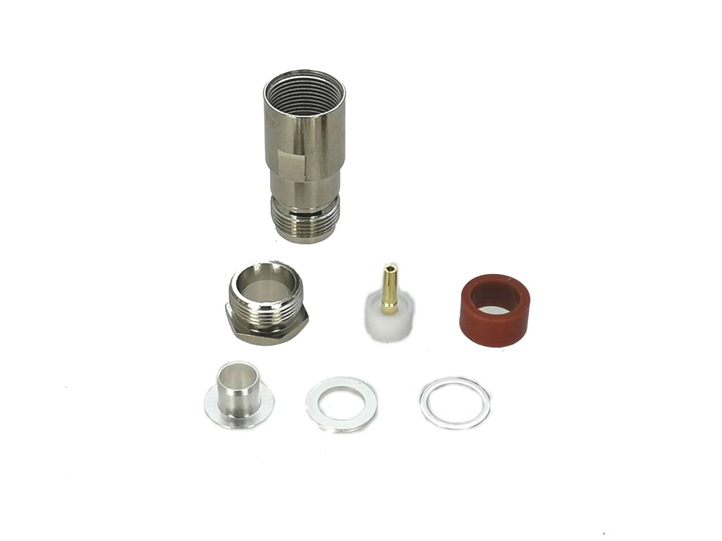 1Pcs Connector N Type Clamp For RG58 RG142 / RG8X LMR240 / RG5 RG6 / RG8 LMR400 RF Coaxial Male plug & Female jack