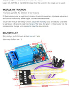 Capacitive Soil Moisture Sensor Module / Soil Humidity Digital Display Relay Control Module Automatic Watering For Arduino