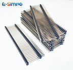 2.54mm SMT Double Row Board Spacer L30mm 2x15/25/40P Surface Mount Breakable Dual Plastic Gold PCB Male Pin Header Connector