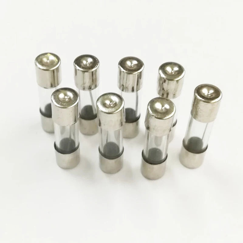 20PCS Fast Blow Glass Fuses 5x20 5*20mm 250V 0.1A 0.2A 0.5A 1A 2A 3A 4A 5A 6A 8A 10A 15A 20A 25A 30A AMP Tube Fuses