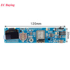 ESP8266 ESP-12F 0.96" OLED Display WiFi Clock Module Weather Forecast Micro USB Development Board with 18650 Battery Case CH340