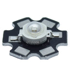 10pcs 1W 3W High Power LED Full Spectrum White Warm white Green Blue Deep Red 660nm Royal blue IR UV With 20mm Black Star PCB