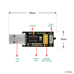 KEYESTUDIO ESP 01 Wireless Module Remote Serial Port ESP8266 WIFI Programmer Shield Module for Arduino DIY Projects Study Module
