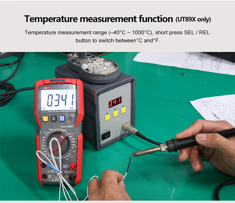 UNI-T Multimeter Professional UT890C UT890D+ UT89X UT89XD UT89XE UT60S UT60BT UT61B+ UT61D+ UT61E Plus Electrical Multi Meter