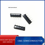 50PCS A06-103 SIP-6 10K Ohm 6 DIP exclusion Network Resistor array 5pin 6pin 7pin 8pin 9pin A09-103 1K 2.2K 4.7K 10K 47K 100K
