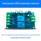 220V Two-Channel  Relay Automatic Switch Module 10A  Dual Relays  Electrical Accessories Power Supply