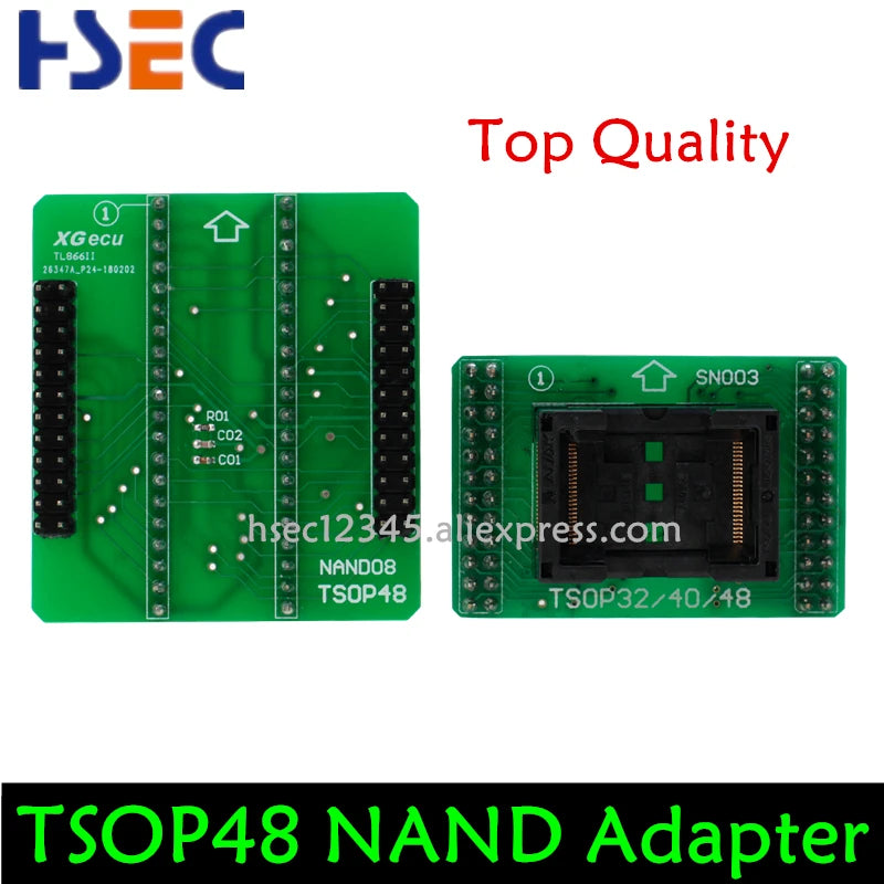 Original TSOP48 adapter xgecu minipro TL866II plus universal tl866 nand flash programmer chips TSOP48 nand adapters socket