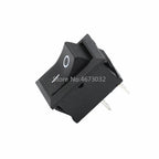 10PCS Push Button Switch 15x21mm SPST 2Pin KCD11 KCD1 Snap-in On/Off Boat Rocker Switch 15MM*21MM Black Red and White