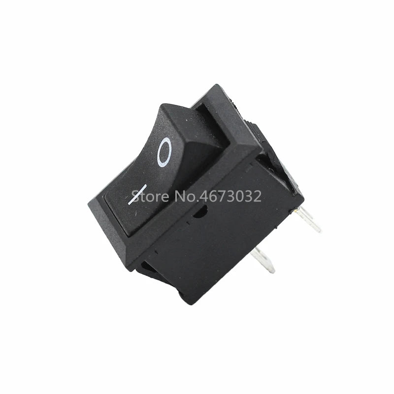 10PCS Push Button Switch 15x21mm SPST 2Pin KCD11 KCD1 Snap-in On/Off Boat Rocker Switch 15MM*21MM Black Red and White