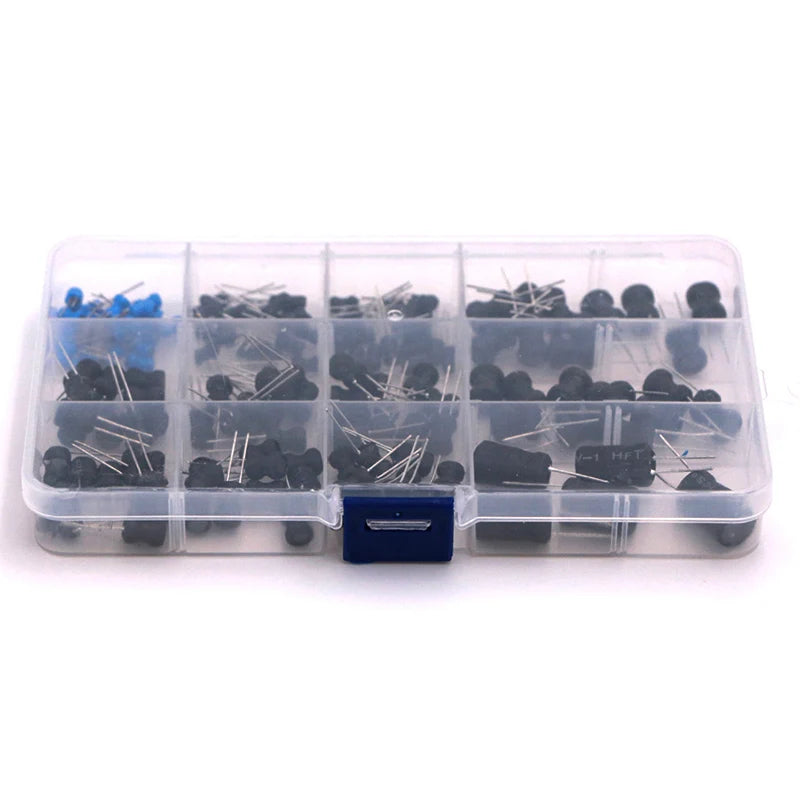 145PCS/Sets 8*10mm Inductance Power Inductor Kit 4.7UH 10UH 22UH 33UH 47UH 68UH 100UH 220UH 330uh 470uh 680uh 1MH 10MH Inductors