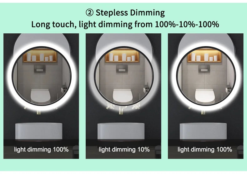 Bathroom LED Dimmer 12V Touch Sensor 60W Capacitive Touch Sensor Switch 5A Touch Dimmer for Mirror Light