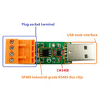 USB to RS485 Bus Converter Board CH340 SP485 WIN10 MAC LINUX Rep MAX485 MAX3485 SP3485 for PLC PTZ Modubs Modbus Relay Module