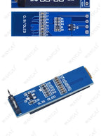 128x32 OLED Screen Module 0.91" Blue White LED LCD Display IIC I2C Communication Board