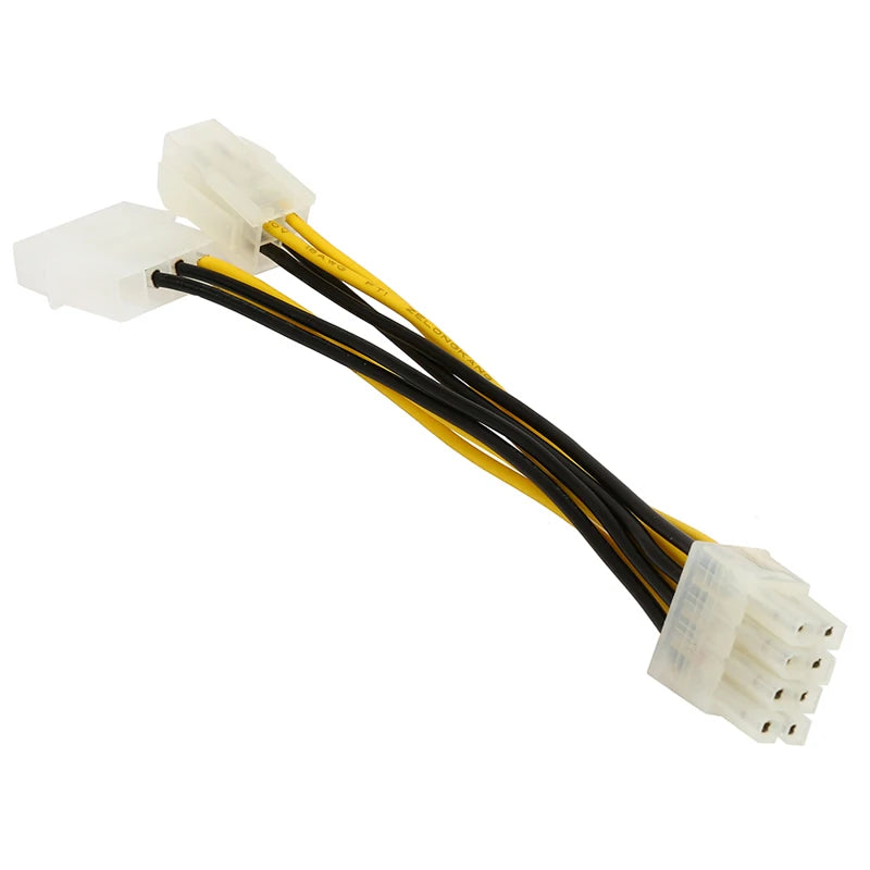CPU 4 pin Molex 4pin to EPS 8pin Power Adapter,ATX P4 Molex 4 pin to 8 pin Power Extension Cable,ATX 12V 4-pin PSU Motherboard