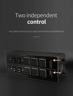 TODN Audio Noise AC Power Filter Power Conditioner Power Purifier Surge Protection with EU Outlets Power Strip