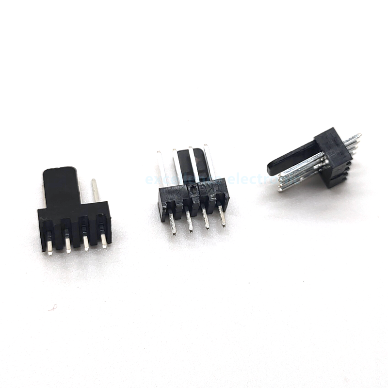 10-50PCS/Lot KF2510 2.54mm 4Pin Connector 3+1P Male Female Housing Straight Right Angle Pin Header Socket