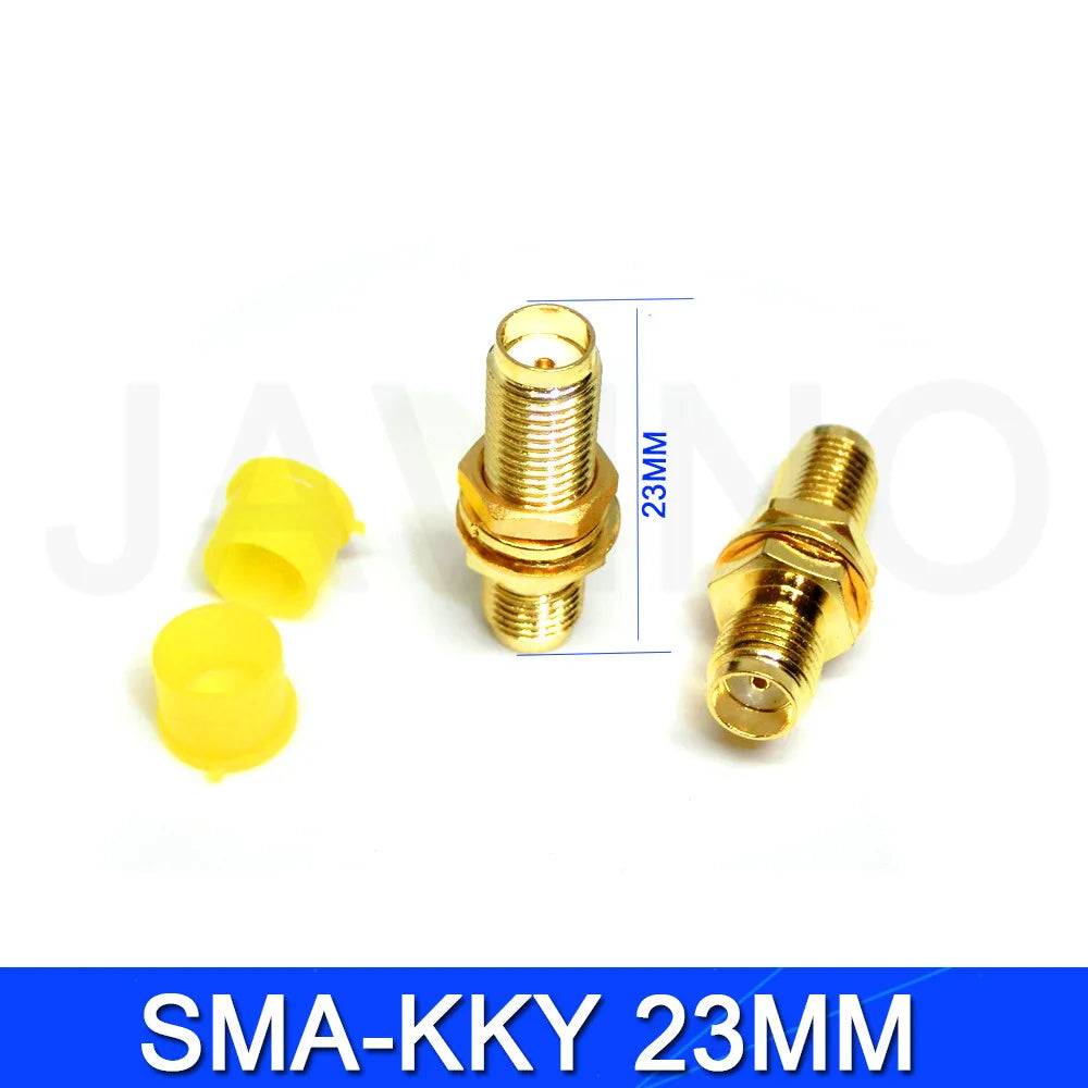 5Pcs Javino Adapter SMA / RP-SMA to SMA / RPSMA Male Plug & Female Jack Straight & Right angle RF Coaxial connector