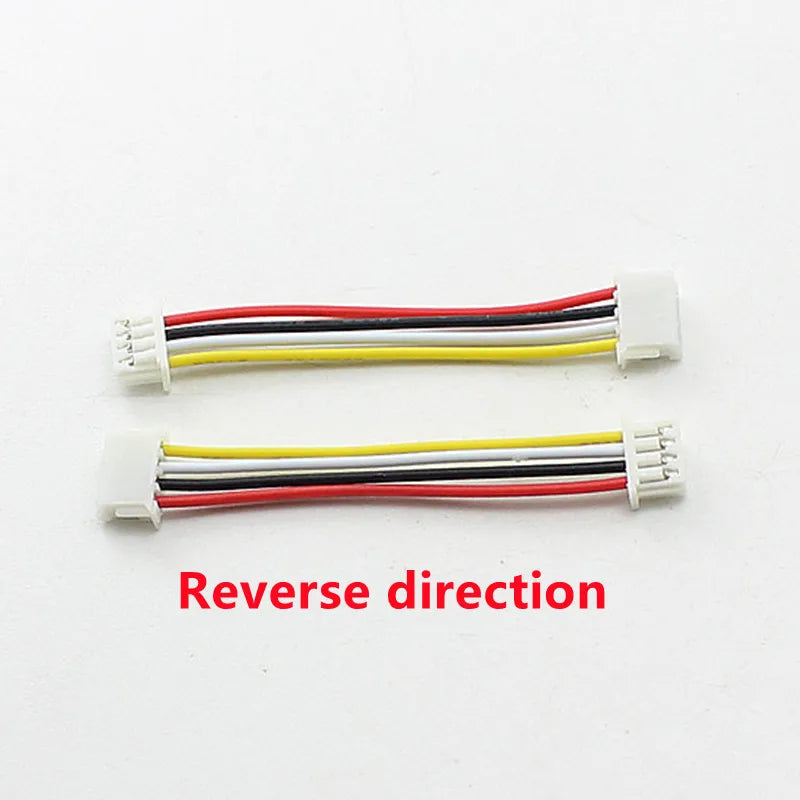 5PCS ZH 1.5mm Electronic Wire  Double Head 10CM/15CM/20CM Cable 28AWG Double Head Same side / Reverse side Connector