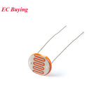 100Pcs/10pcs 5516 Light Sensitive Resistor 5mm Photoresistor Photoelectric Switch Element Photo Detector Dependent LDR GL5516