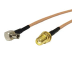 1PC Pigtail SMA Female Nut To TS9 Male Connector RF Coaxial Cable RG316 RG174 RG178 15CM