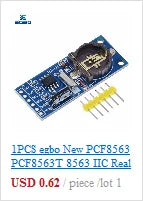 1~10PCS PCF8563 PCF8563T 8563 IIC Real Time Clock RTC Module Board Good than DS3231 AT24C32 3.3V EGBO
