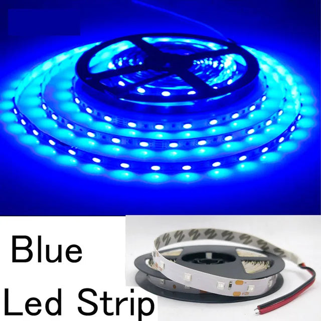 Leds Strip SMD 3528 60led 1M/2M/3M/4M/5M Tape Cabinet Closet Decoration Lamp Bedroom Kitchen Lighting Flexible RGB LED Light