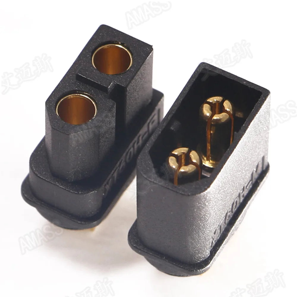 10pcs Amass XT60 XT60H Plug Connector With Sheath Housing Male & Female (5 Pair) For RC Quadcopter FPV Racing Drone Lipo Battery