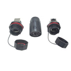 Original Weipu RJ45 Network Connector IP67 Waterproof Male Plug RJ45F6 Female Socket RJ45F71RA Elbow RJ45F71 Straight Socket