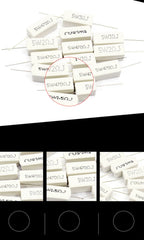 10Pcs 5W Ceramic Cement Resistor 5% In A Pack 0.1R 0.22 0.33 0.5 Ohm 6.8K 0.25R 0.5R 3R 27R 12R 100R Non-inductive Resistors