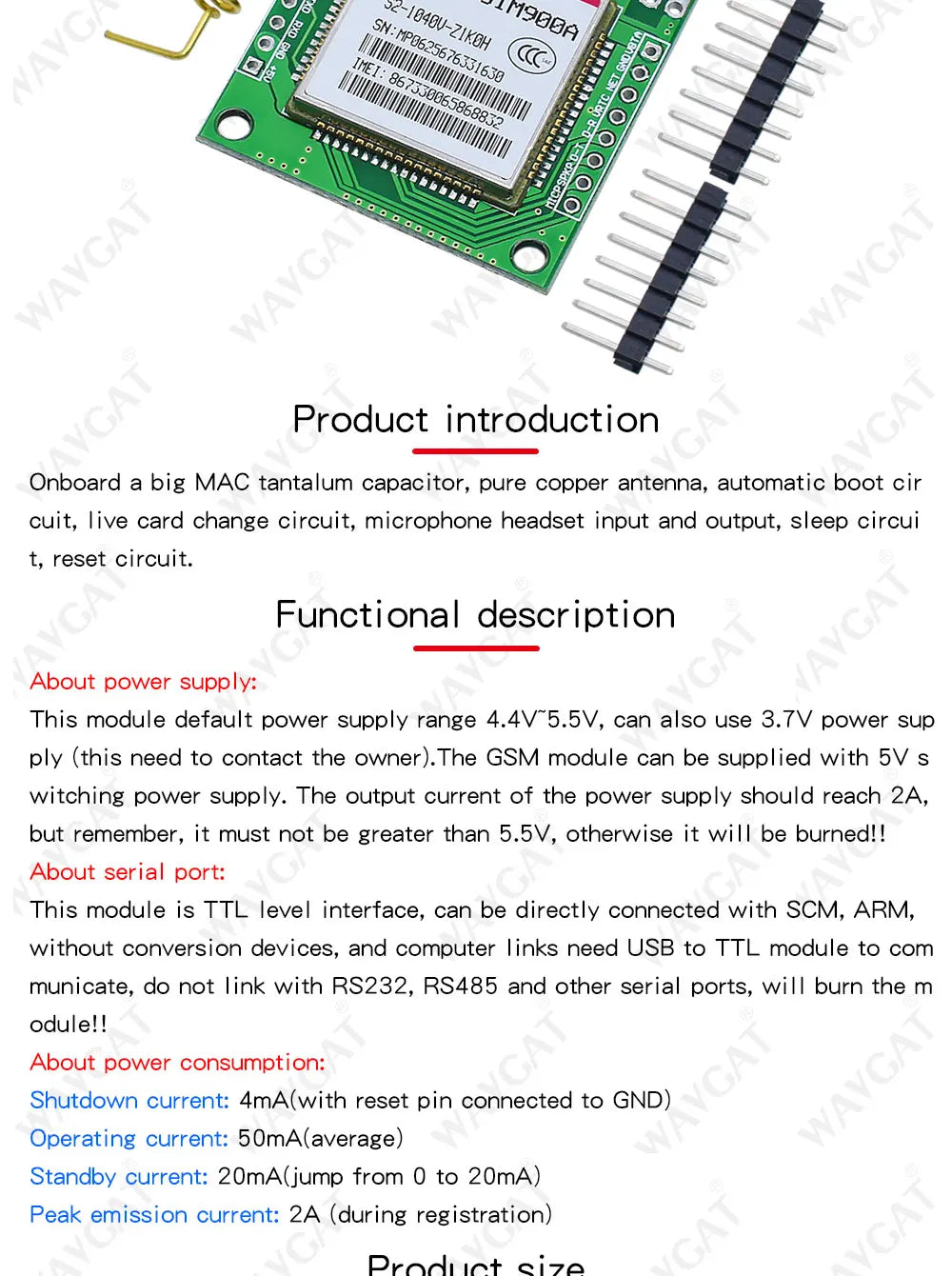SIM900A SIM900 V4.0 Kit MINI Wireless Extension Module GSM GPRS Board Antenna Tested Worldwide Store for arduino