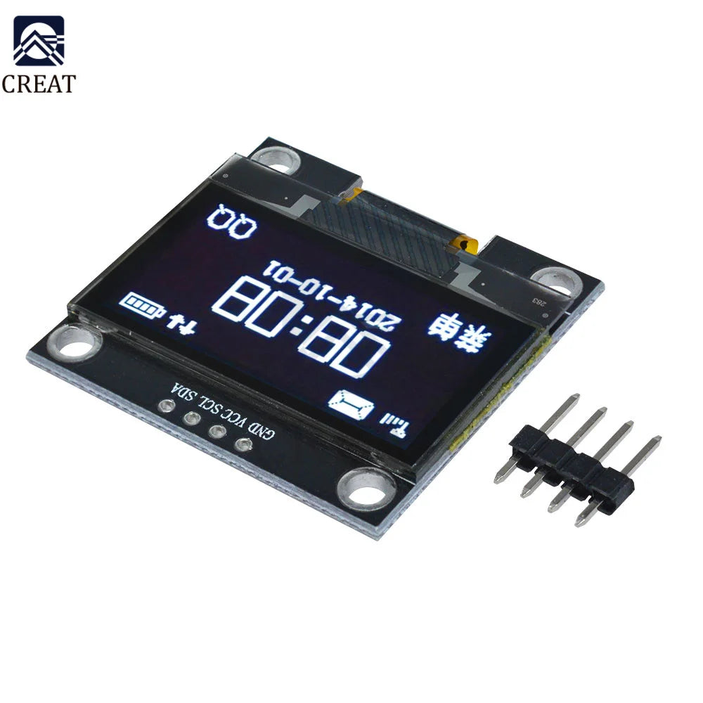 1.3 inch OLED LCD Display Module 128*64 4PIN IIC I2C Serial SSH1106 For Arduino LCD Screen Board White/Blue