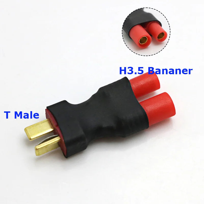 Amass Adapter XT60 to XT90 EC5 EC3 TRX T Deans XT30U Female Male Connectors 4.0mm Banana Plug RC Lipo Battery Control Parts DIY