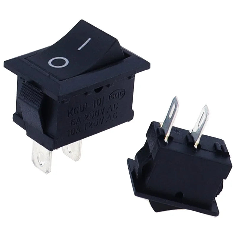 KCD11-101 3A/6A 250V 6A/10A 125V 10*15mm 21*15mm SPST 2PIN ON/OFF G130 Boat Rocker Switch Car Dash Dashboard Truck KCD1 switch