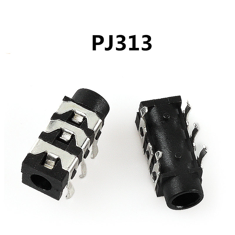 5PCS 3.5MM Headphone Jack Audio Video Female Dual Channel Stereo Jack Socket Stereo Solder Panel Mount PJ313 PJ320 PJ325 PJ326