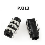 5PCS 3.5MM Headphone Jack Audio Video Female Dual Channel Stereo Jack Socket Stereo Solder Panel Mount PJ313 PJ320 PJ325 PJ326