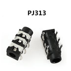 5PCS 3.5MM Headphone Jack Audio Video Female Dual Channel Stereo Jack Socket Stereo Solder Panel Mount PJ313 PJ320 PJ325 PJ326