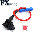 2Set 12V MINI SMALL MEDIUM M2 Size Car Fuse Holder Add-a-circuit TAP Adapter with 5A 10A 15A 20A 25A Micro Mini  ATM Blade Fuse