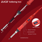 JCD 908U Electric Soldering Iron 80W 220V/110V With Switch Multi-function Button Adjustable Temperature Iron Welding Tools