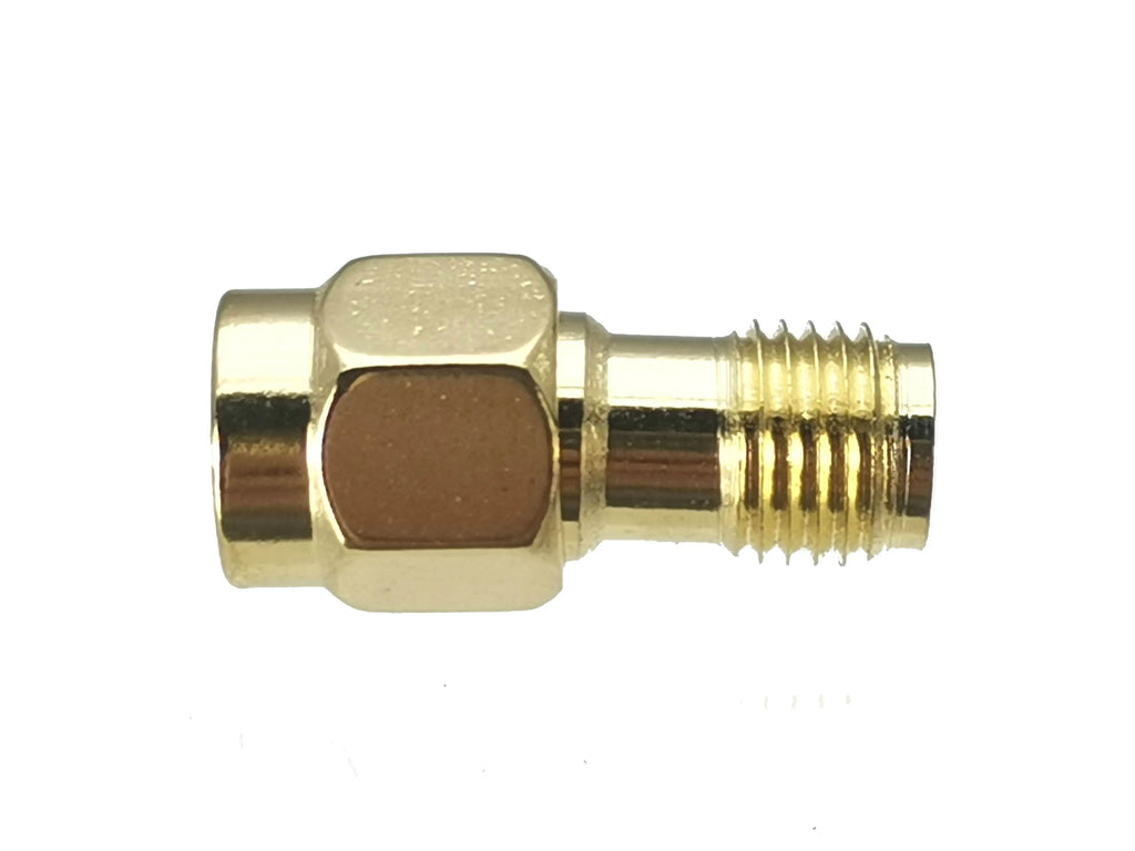 1pcs Connector Adapter SMA RP-SMA to SMA RPSMA Male Plug & Female Jack Straight & Right angle RF Coaxial Converter New Brass