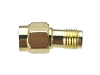 1pcs Connector Adapter SMA RP-SMA to SMA RPSMA Male Plug & Female Jack Straight & Right angle RF Coaxial Converter New Brass