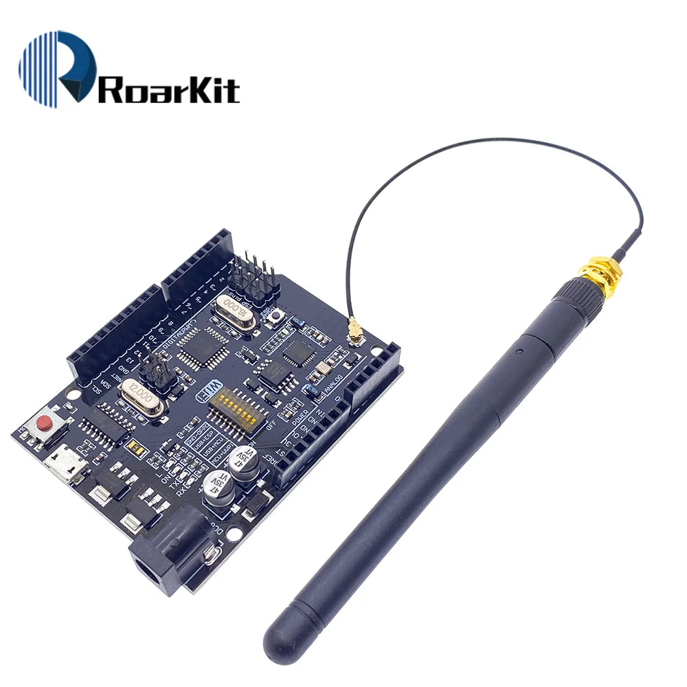 UNO R3 + WiFi ATmega328P+ESP8266 (32Mb Memory) USB-TTL CH340G For Arduino Uno NodeMCU WeMos ESP8266 One New Arrival