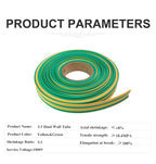 1M 3:1 Heat Shrink Tube with Glue Adhesive Lined  Dual Wall Tubing Sleeve Wrap Wire Cable Kit Yellow Green Dual Wall