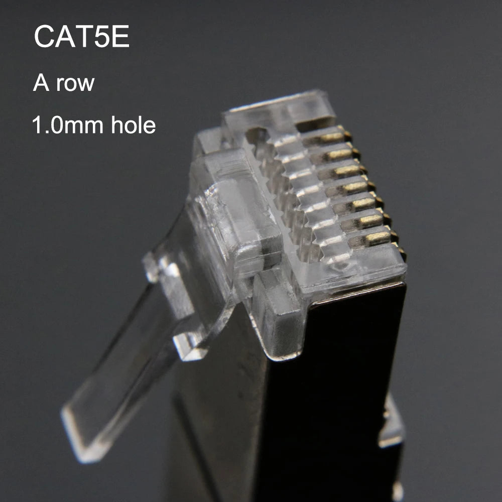 Xintylink RJ45 CAT6 Connector SFTP FTP STP Ethernet Cable Plug CAT5E CAT5 RG RJ 45 Network CAT 6 Metal Shielded Jack LAN 50U/6U