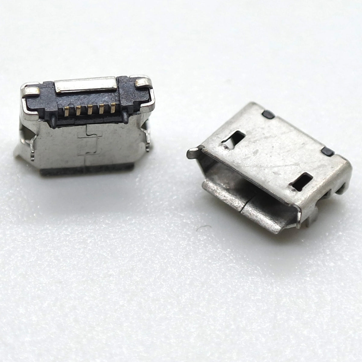 10pcs Micro USB 5P Type B Female Jack Socket SMD Surface Mount 5 Pin PCB Charging Data Connector for Android Phone Power Bank