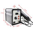 858D Rework Solder Station LED Digital Hot Air Heat Gun ESD Soldering Desoldering Station 700W Computer Phone Ultra-fast Heating